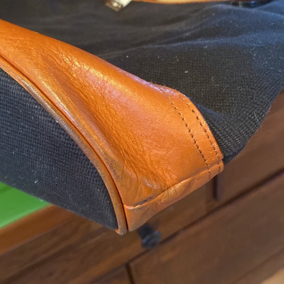 Gently used Ralph Lauren Black and Tan Tote Bag - Picture 9 of 9